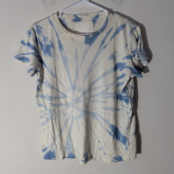 Mother Superior The Sinful Tee Blue Spiral Out Of Control Blue Tie Dye T-shirt - Picture 1 of 6